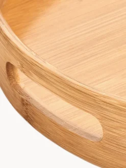 Bandeja redondas de bambú Ambo