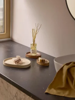 Bandejas decorativas de madera de mango Oda, 3 uds.