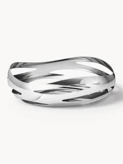 Bol de acero inoxidable con forma orgánica Cobra