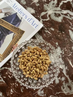 Bol de vidrio soplado Hobnail