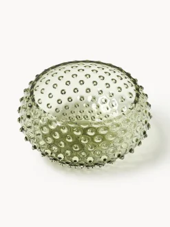 Bol de vidrio soplado Tapas