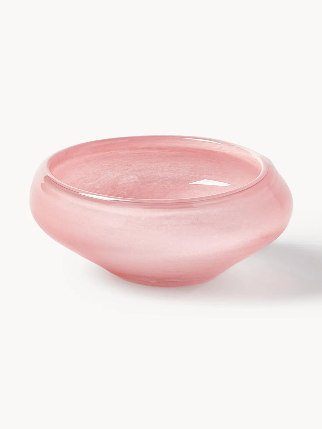 Bol decorativo artesanal de vidrio Ashley