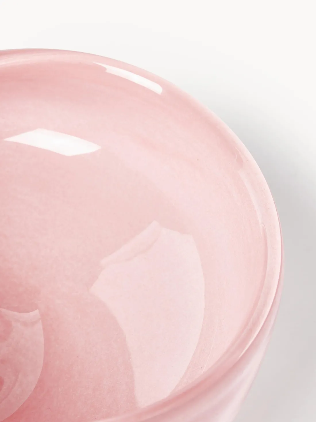 Bol decorativo artesanal de vidrio Ashley