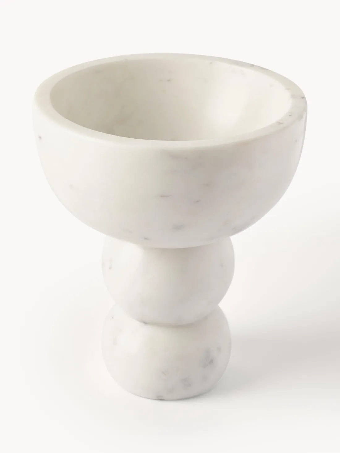 Bol decorativo pequeño de mármol Levi