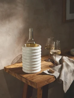 Botellero individual de mármol Zuri