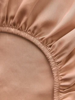 Boxspring-Spannbettlaken Comfort, Baumwollsatin