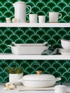 Cacerola baja de hierro fundido Signature Collection