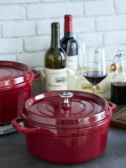 Cacerola redonda de hierro fundido La Cocotte