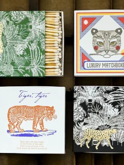 Caja de cerillas de diseño Cheetah in the Jungle