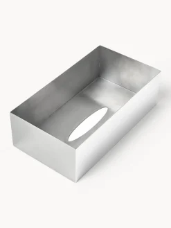 Caja de pañuelos de metal Halston