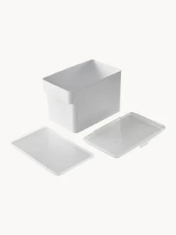 Caja para comida de mascotas con taza medidora Tower, 2 pzas.