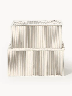 Cajas de almacenamiento artesanales de cuerda Gabe, 2 uds.