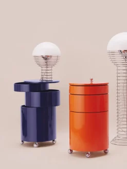 Cajonera redonda de diseño Verner Panton Barboy