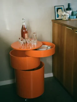 Cajonera redonda de diseño Verner Panton Barboy