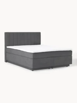 Cama continental con espacio de almacenamiento Livia