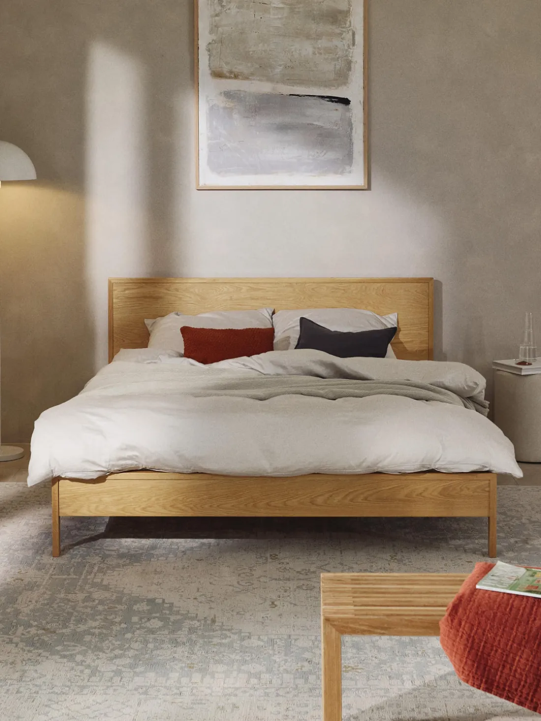 Cama de madera con cabecero Tammy