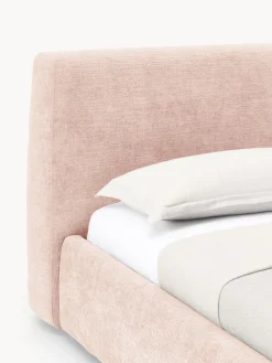 Cama individual tapizada con espacio de almacenamiento Cloud