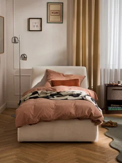 Cama individual tapizada Cloud