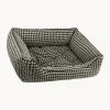 Cama para mascotas Houndstooth, tamaños diferentes