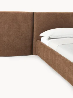 Cama tapizada con cabecero plegable Otis