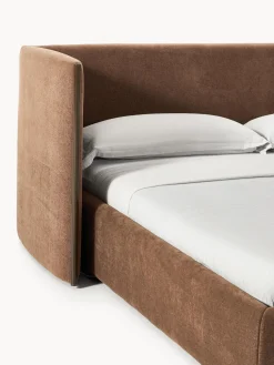Cama tapizada con cabecero plegable Otis