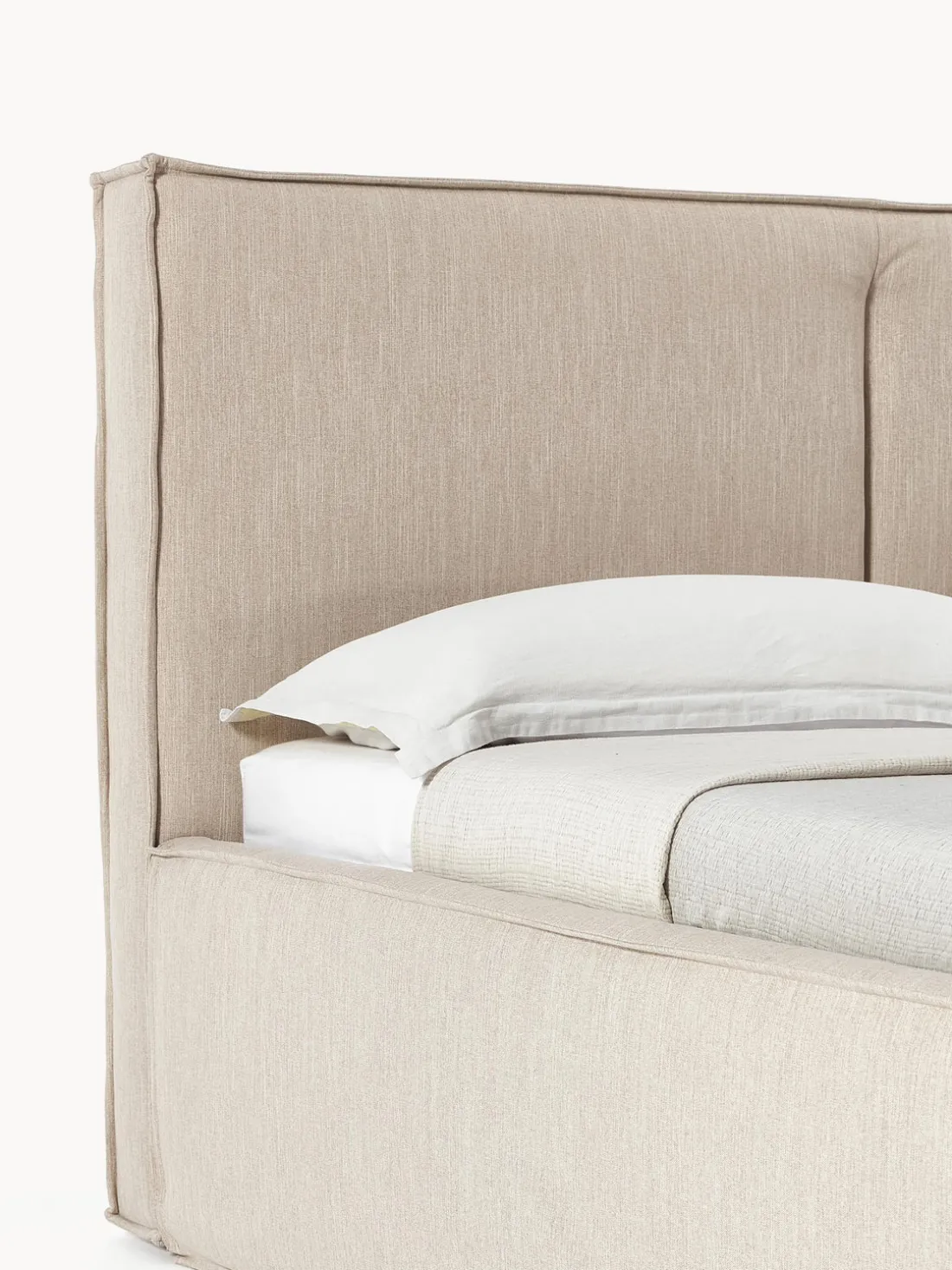 Cama tapizada con espacio de almacenamiento Dream