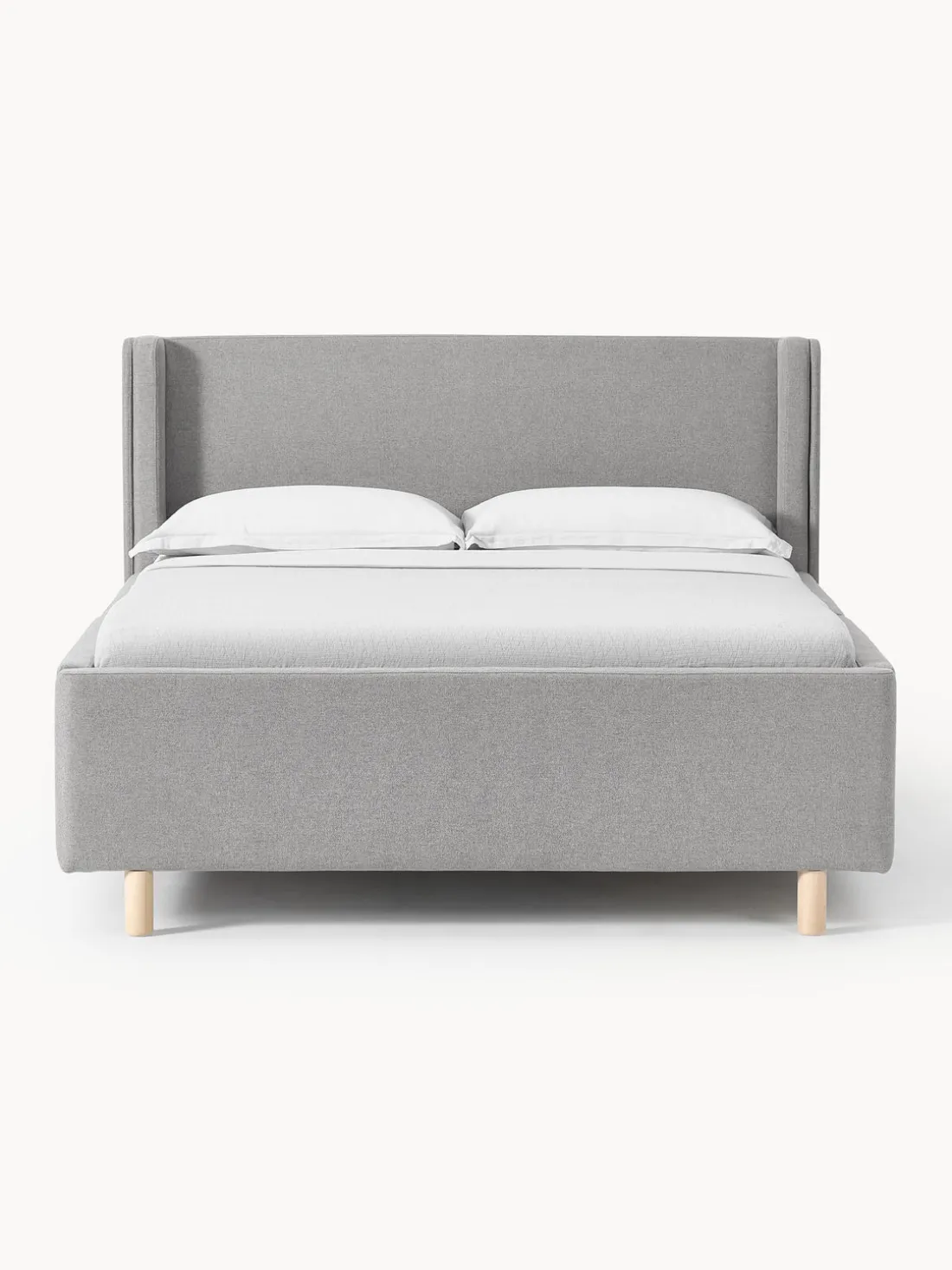 Cama tapizada con espacio de almacenamiento Arche