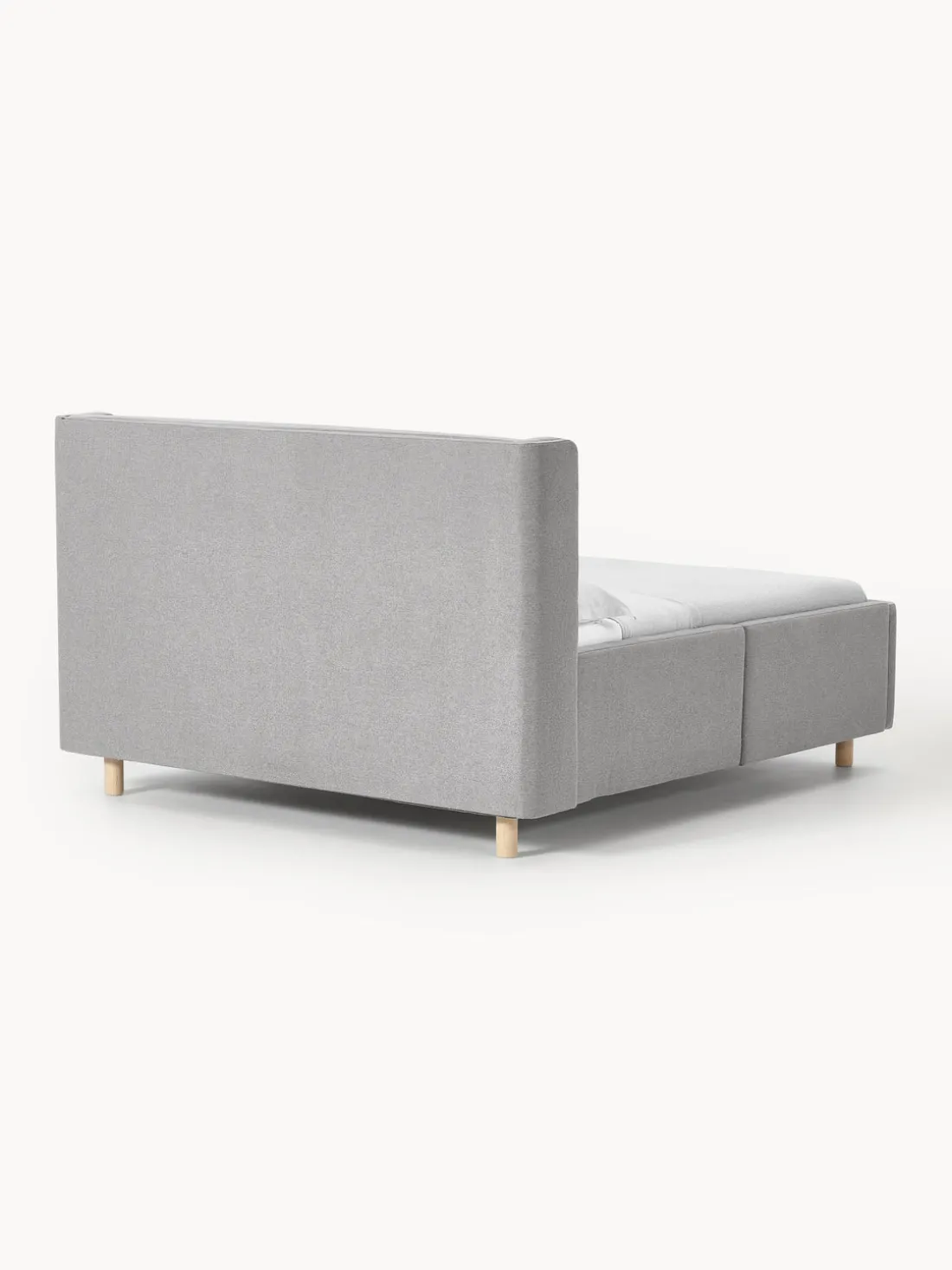 Cama tapizada con espacio de almacenamiento Arche