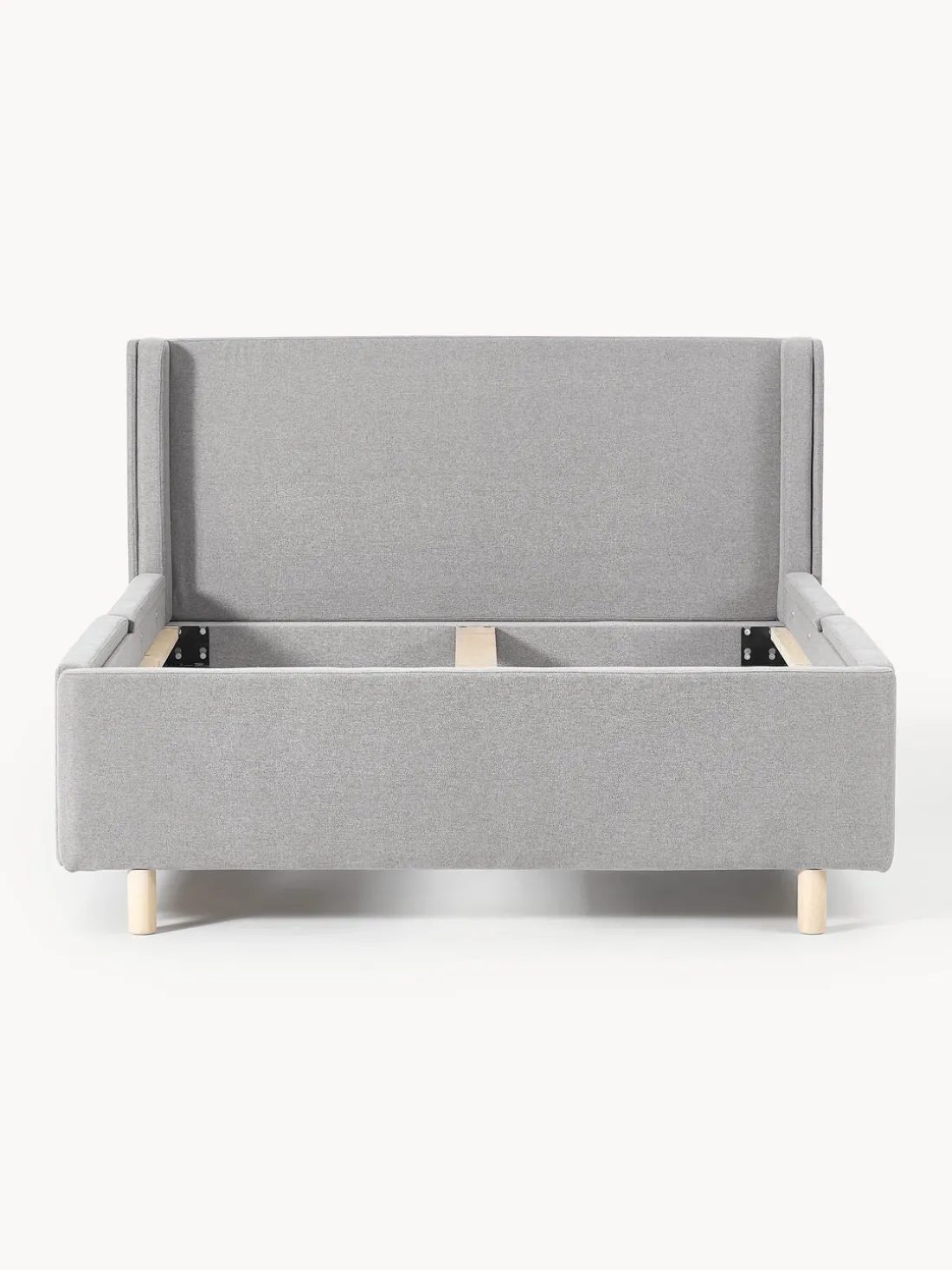 Cama tapizada con espacio de almacenamiento Arche