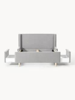 Cama tapizada con espacio de almacenamiento Arche