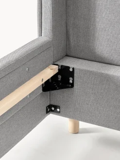 Cama tapizada con espacio de almacenamiento Arche