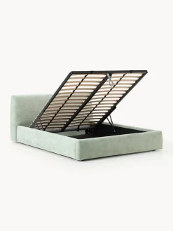 Cama tapizada con espacio de almacenamiento Cloud