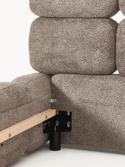 Cama tapizada de borreguillo bouclé Tayla