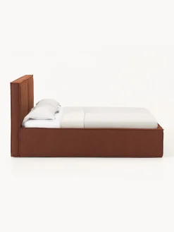 Cama tapizada en tejido bouclé Dream