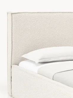 Cama tapizada en tejido bouclé Dream