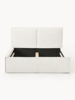 Cama tapizada en tejido bouclé Dream