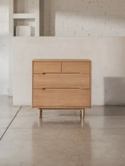 Cambiador de madera con cajones Pure