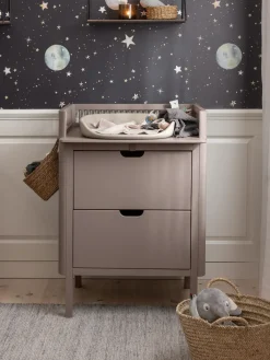 Cambiador de madera con cajones Sebra