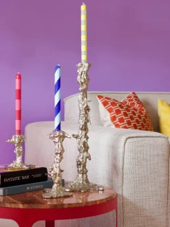 Candelabro de metal Drip