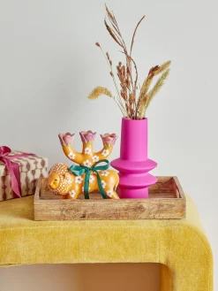 Candelabro pintado a mano Lazar