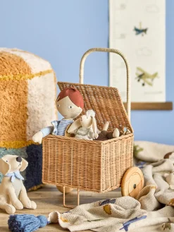 Carrito infantil de ratán Penne