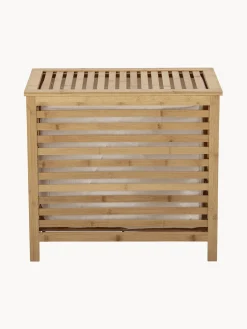 Cesta de lavandería de bambú con bolsa de tela Aden