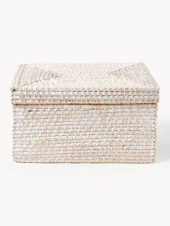 Cestas de almacenamiento con tapa Lurdes, 2 uds.