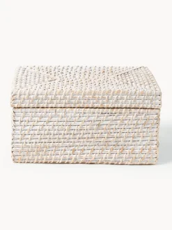 Cestas de almacenamiento con tapa Lurdes, 2 uds.