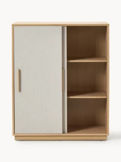 Chiffonnier de madera con frente tapizado Wisp