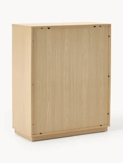Chiffonnier de madera con frente tapizado Wisp