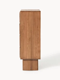 Cómoda artesanal de madera de roble Chandler