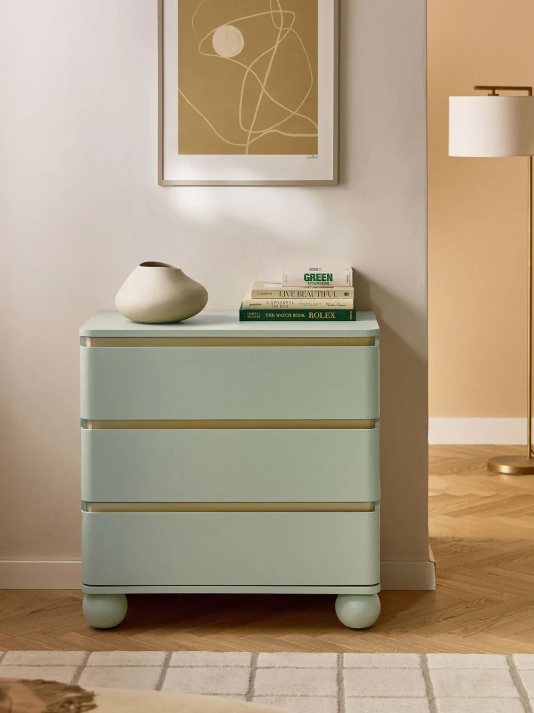 Cómoda con patas esféricas Bumba