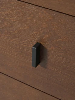 Cómoda de madera de roble Diana