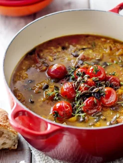 Cocotte redonda de hierro fundido Signature Collection